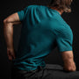 Short Sleeve Crew Neck in Jewel | James Perse Los Angeles