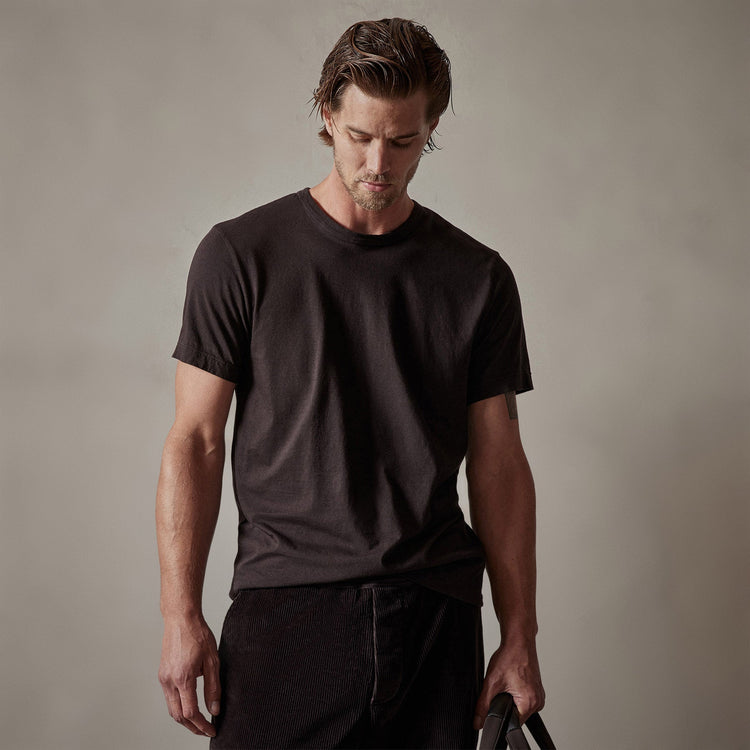 Short Sleeve Crew Neck in Kona | James Perse Los Angeles