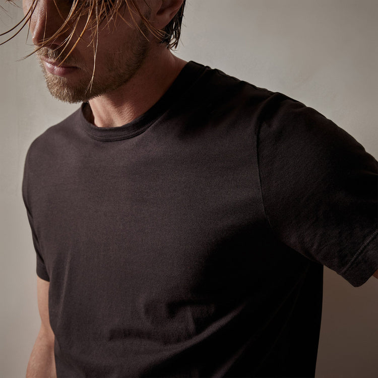 Short Sleeve Crew Neck in Kona | James Perse Los Angeles