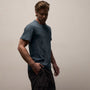 Short Sleeve Crew Neck in Lake Pigment | James Perse Los Angeles