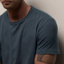 Short Sleeve Crew Neck in Lake Pigment | James Perse Los Angeles