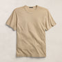 Short Sleeve Crew Neck in Light Khaki Pigment | James Perse Los Angeles