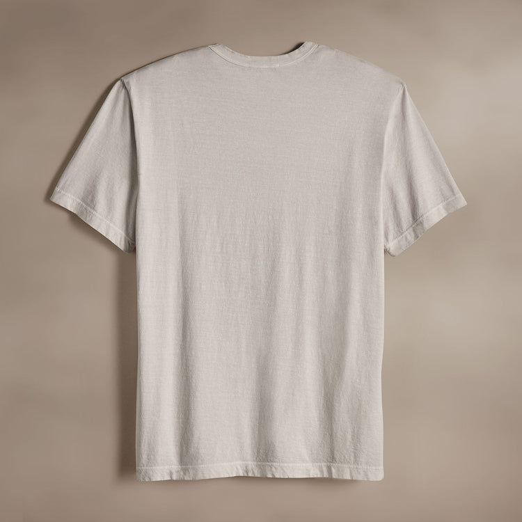 Short Sleeve Crew Neck  in Light Mist Pigment | James Perse Los Angeles