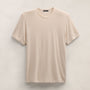 Short Sleeve Crew Neck in Latte Pigment FLAT | James Perse Los Angeles FLAT