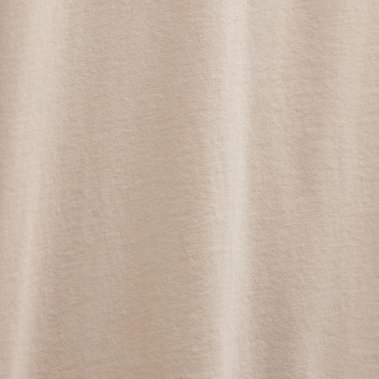 Short Sleeve Crew Neck in Latte Pigment | James Perse Los Angeles FLAT