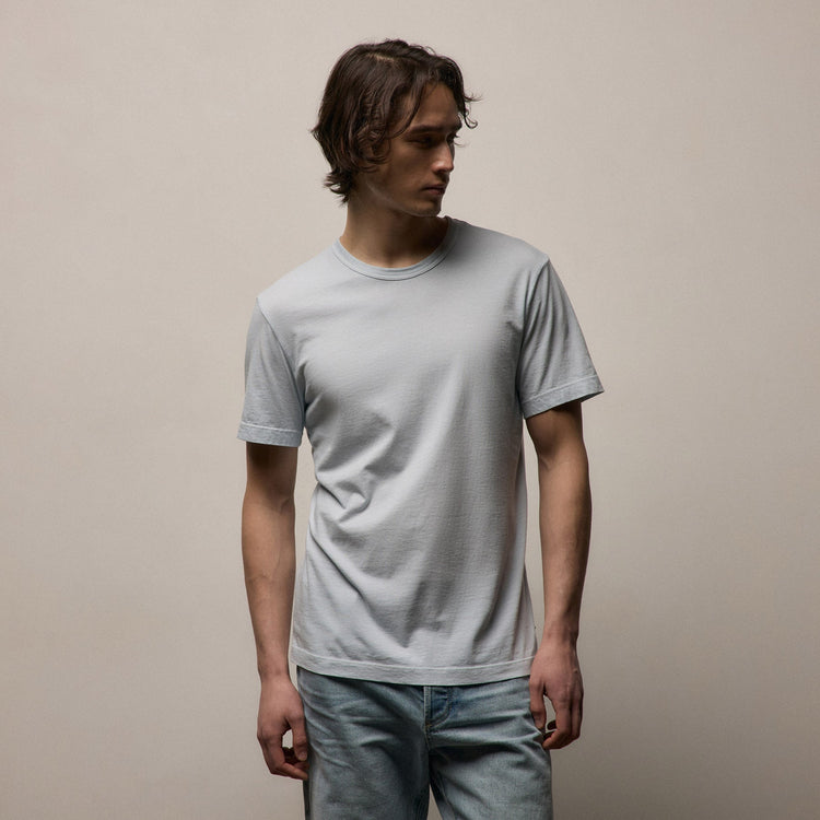 Short Sleeve Crew Neck in Memory Pigment | James Perse Los Angeles