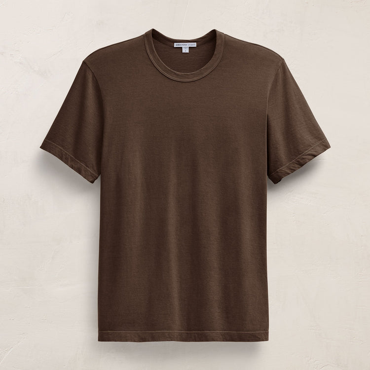 Short Sleeve Crew Neck in Porcupine | James Perse Los Angeles