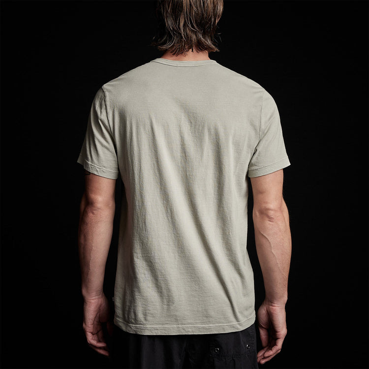 Short Sleeve Crew Neck in Silt Pigment | James Perse Los Angeles