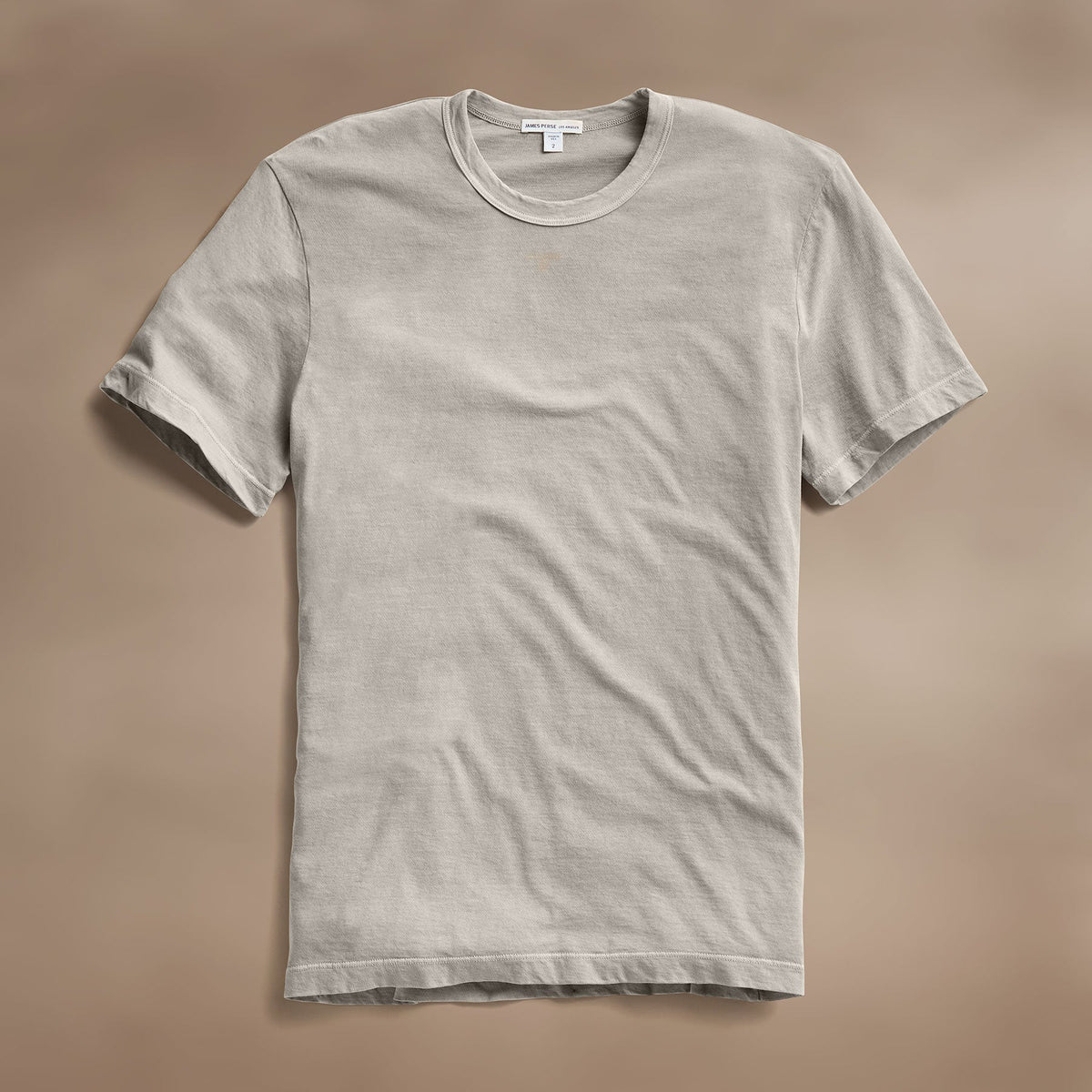 Short Sleeve Crew Neck in Salt Pigment | James Perse Los Angeles