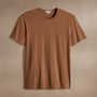 Short Sleeve Crew Neck  in Savanna Pigment | James Perse Los Angeles