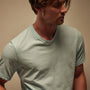 Short Sleeve Crew Neck in Taffy Pigment | James Perse Los Angeles