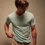 Short Sleeve Crew Neck in Taffy Pigment | James Perse Los Angeles