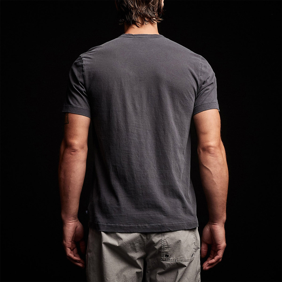 Short Sleeve Crew Neck in Titan Pigment | James Perse Los Angeles