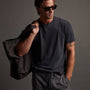 Short Sleeve Crew Neck in Titan Pigment | James Perse Los Angeles