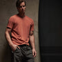 Short Sleeve Crew Neck in Taj Mahal Pigment | James Perse Los Angeles