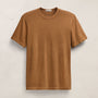 Short Sleeve Crew Neck in Whiskey Pigment | James Perse Los Angeles