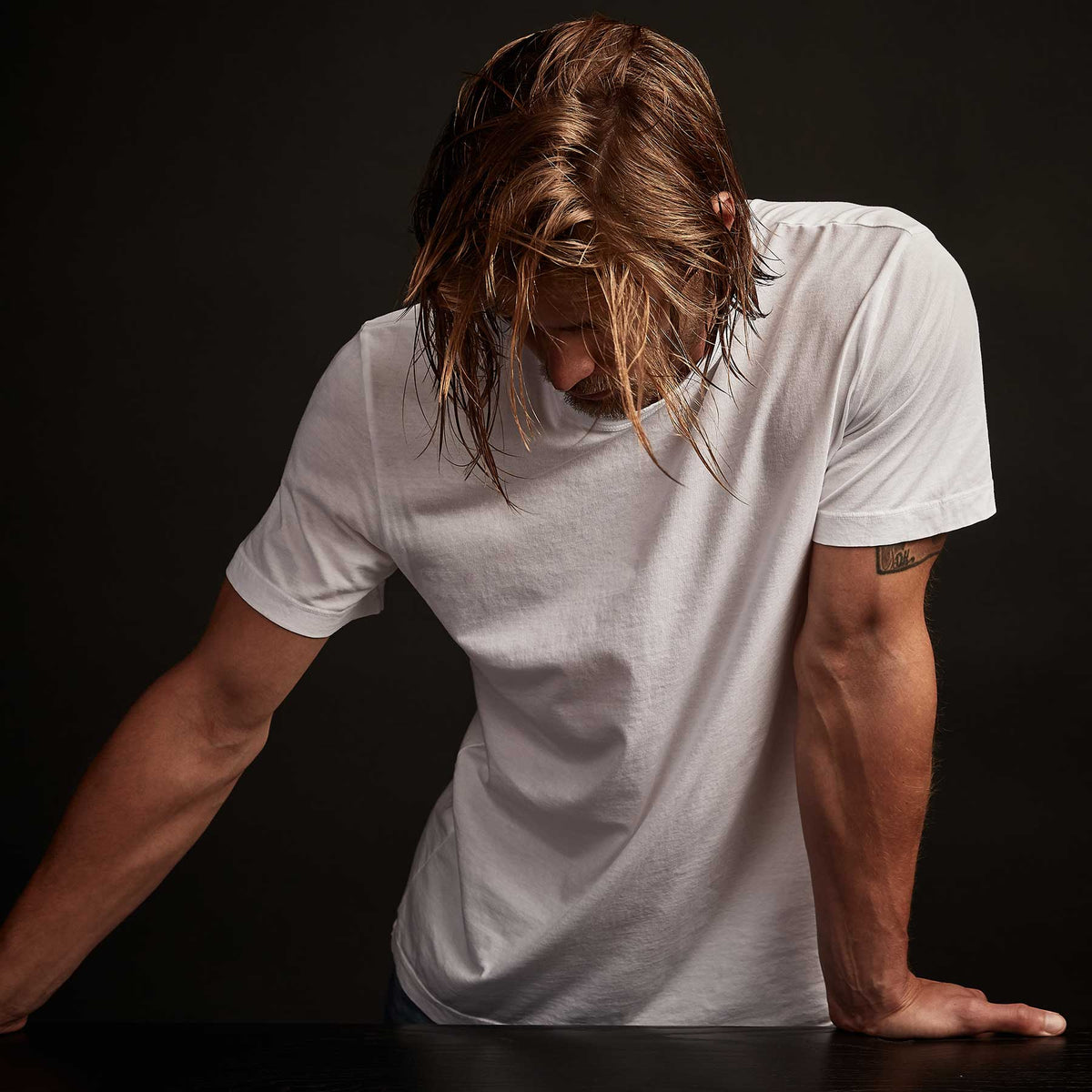3 Pack  Short Sleeve Crew Neck - Black/White/Carbon Pigment | James Perse Los Angeles