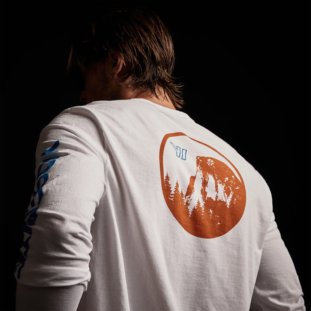Y/OSEMITE Long Sleeve Crew Neck in White | James Perse Los Angeles