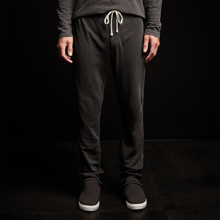 Vintage Fleece Contrast Waist Sweatpant in Carbon Pigment | James Perse Los Angeles