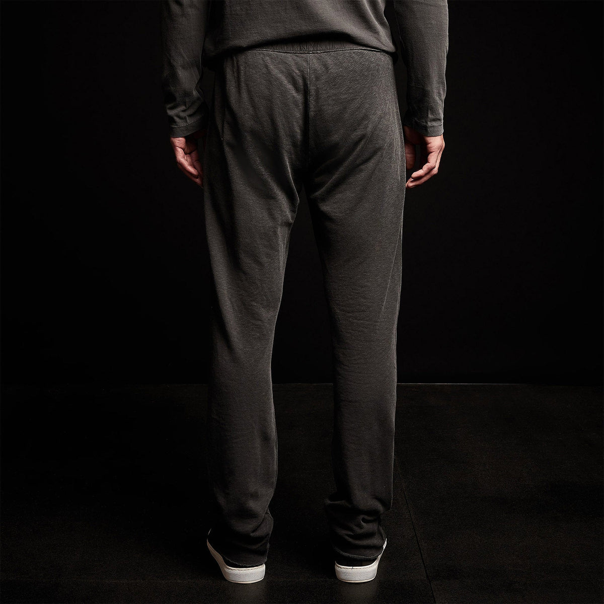 Vintage Fleece Contrast Waist Sweatpant in Carbon Pigment | James Perse Los Angeles