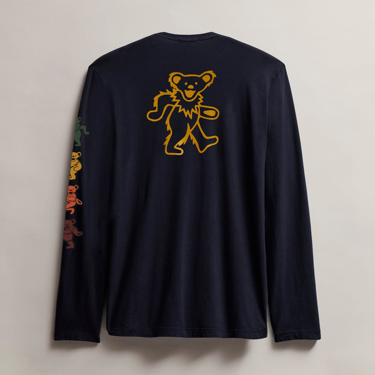 Men's Grateful Dead Long Sleeve Color Bears in Deep/Cadmium | James Perse Los Angeles