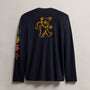 Men's Grateful Dead Long Sleeve Color Bears in Deep/Cadmium | James Perse Los Angeles