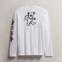 Men's Grateful Dead Long Sleeve Color Bears in White/Black | James Perse Los Angeles
