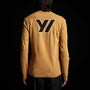Long Sleeve Crew Neck in Brass Pigment | James Perse Los Angeles 