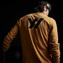 Long Sleeve Crew Neck in Brass Pigment | James Perse Los Angeles 