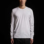 Long Sleeve Crew Neck in White | James Perse Los Angeles 