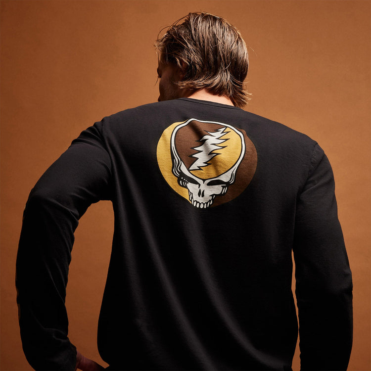 Men's Grateful Dead Long Sleeve Tee Set in Comet/White/Black | James Perse Los Angeles