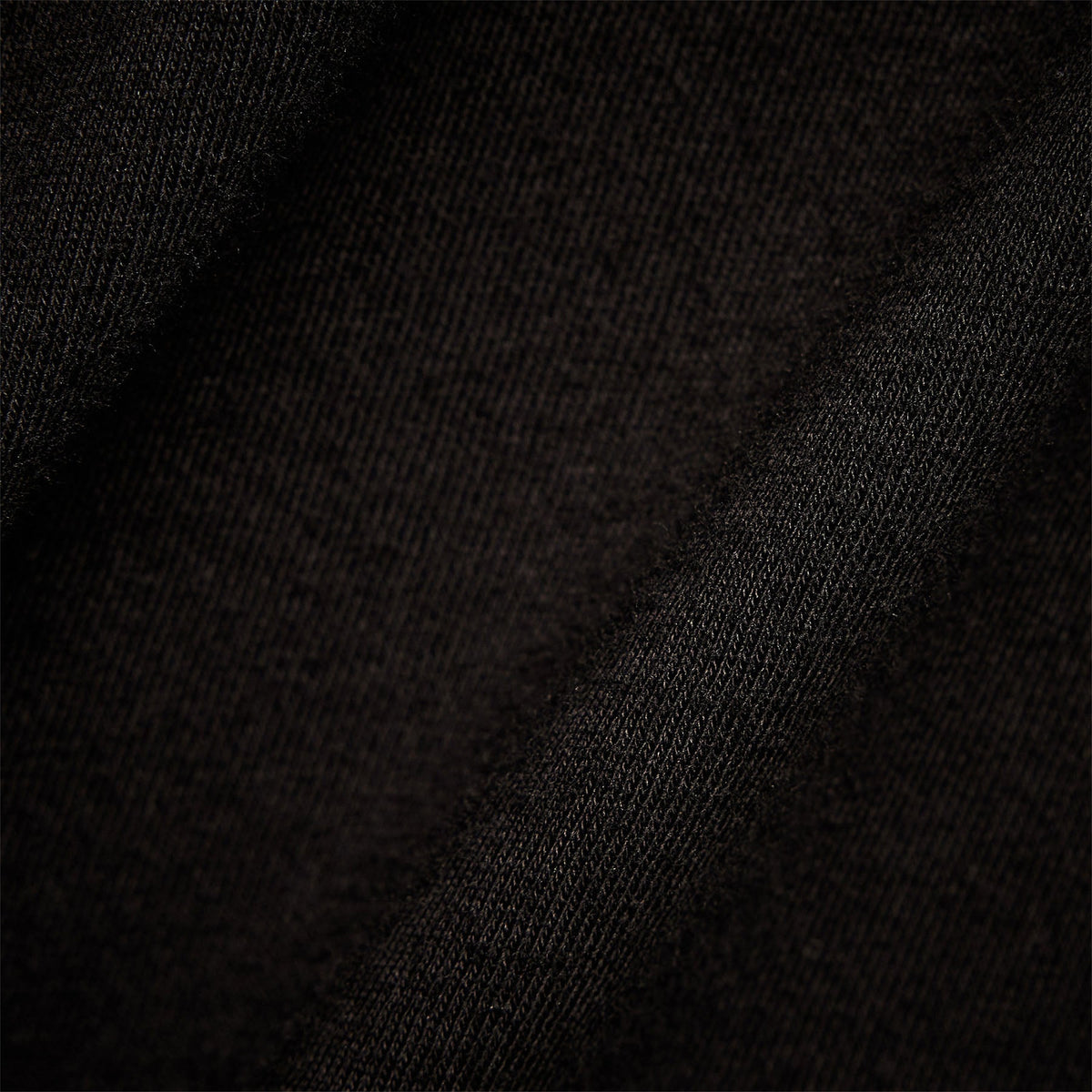 Long Sleeve Crew Neck Y/ Circle Mtn in Black | James Perse Los Angeles