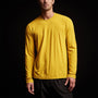 Long Sleeve Crew Neck Y/ Circle Mtn in Crocus Yellow | James Perse Los Angeles