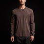 Long Sleeve Crew Neck Y/ Circle Mtn in Porcupine | James Perse Los Angeles