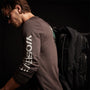 Long Sleeve Crew Neck Y/ Circle Mtn in Porcupine | James Perse Los Angeles