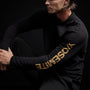 Long Sleeve Crew Neck Ca Yosemite in Black | James Perse Los Angeles