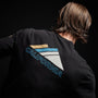 Long Sleeve Crew Neck Ca Yosemite in Black | James Perse Los Angeles