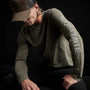 Long Sleeve Crew Neck Ca Yosemite in Platoon Pigment | James Perse Los Angeles