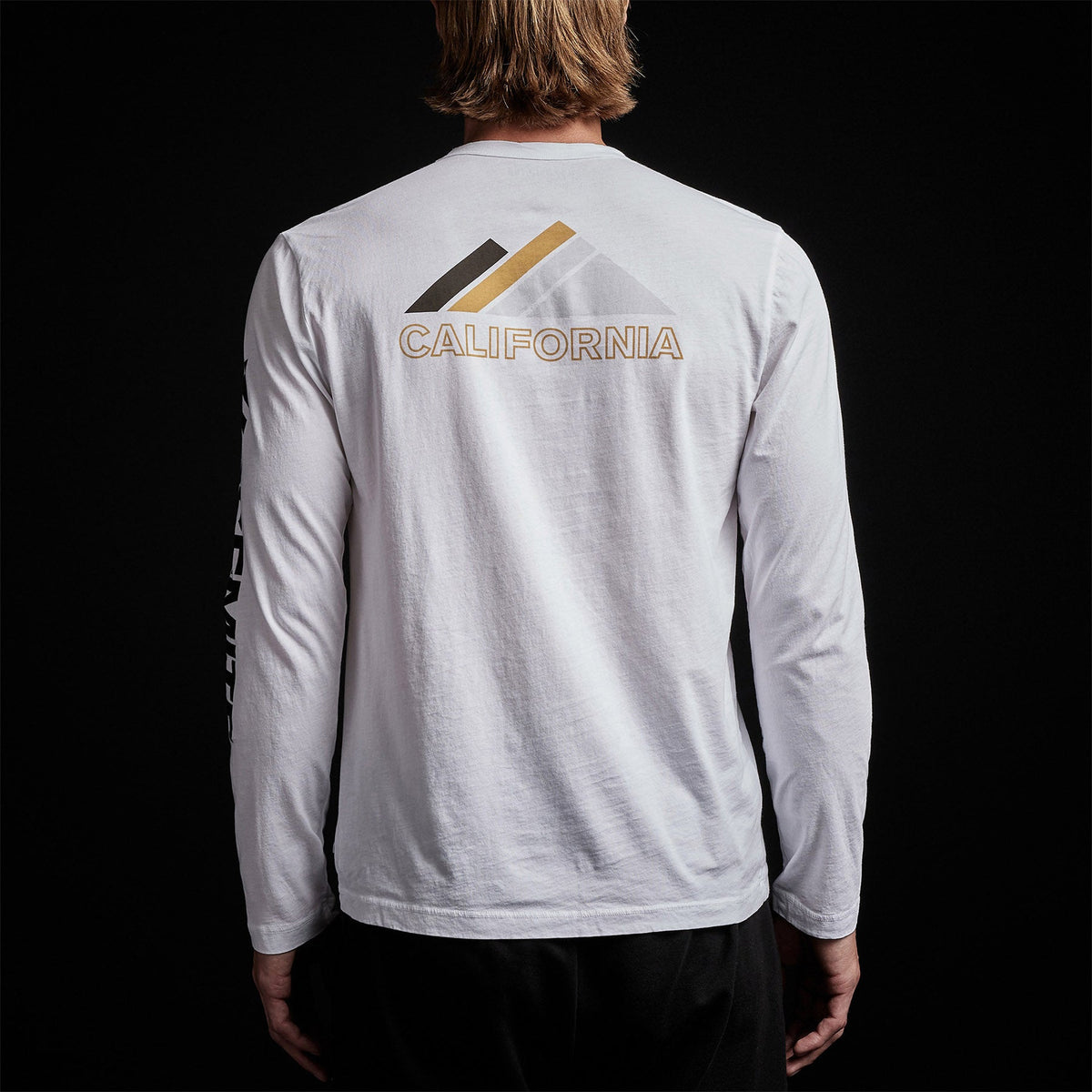 Long Sleeve Crew Neck Ca Yosemite in White | James Perse Los Angeles