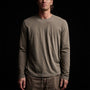 Long Sleeve Crew Neck in Ammo Pigment | James Perse Los Angeles 