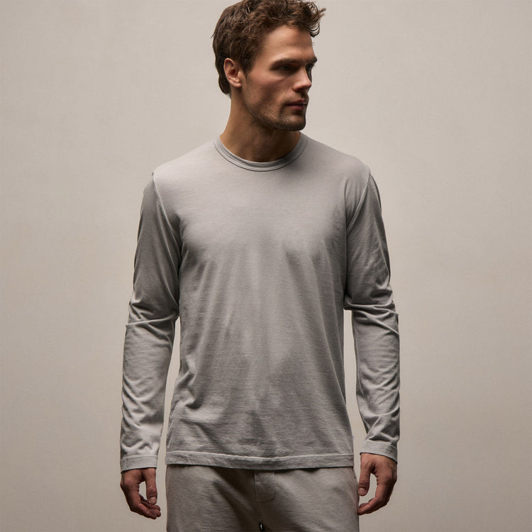 Long Sleeve Crew Neck - Arctic