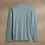 Long Sleeve Crew Neck in Azure Pigment | James Perse Los Angeles