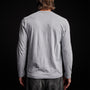 Long Sleeve Crew Neck in Blue Fog Pigment | James Perse Los Angeles