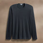 Long Sleeve Crew Neck in Blue Noir Pigment | James Perse Los Angeles