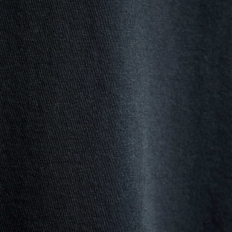Long Sleeve Crew Neck in Blue Noir Pigment | James Perse Los Angeles