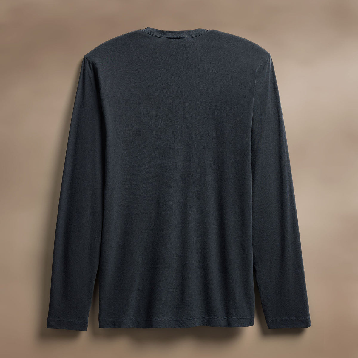 Long Sleeve Crew Neck in Blue Noir Pigment | James Perse Los Angeles