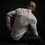 Long Sleeve Crew Neck in Concrete Pigment | James Perse Los Angeles