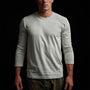 Long Sleeve Crew Neck in Celery Pigment | James Perse Los Angeles