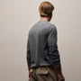 Long Sleeve Crew Neck in Cavalry Pigment | James Perse Los Angeles