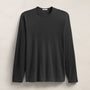 Long Sleeve Crew Neck in Carbon | James Perse Los Angeles